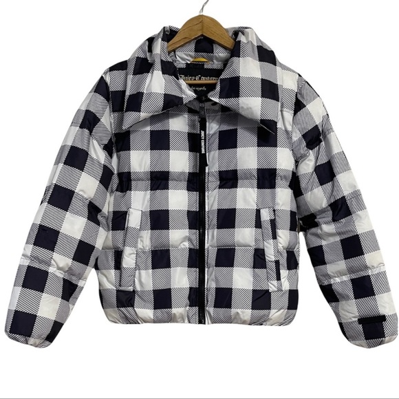 Juicy Couture Black Label Plaid Buffalo Puffer - Picture 1 of 5